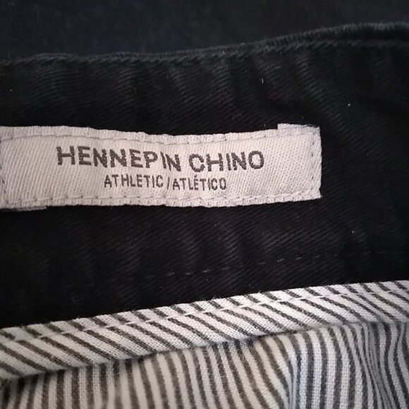 GOODFELLOW & CO MENS 37W X 29L BLACK HENNEPIN CHINO PANTS. Please read descrip. - Picture 6 of 8